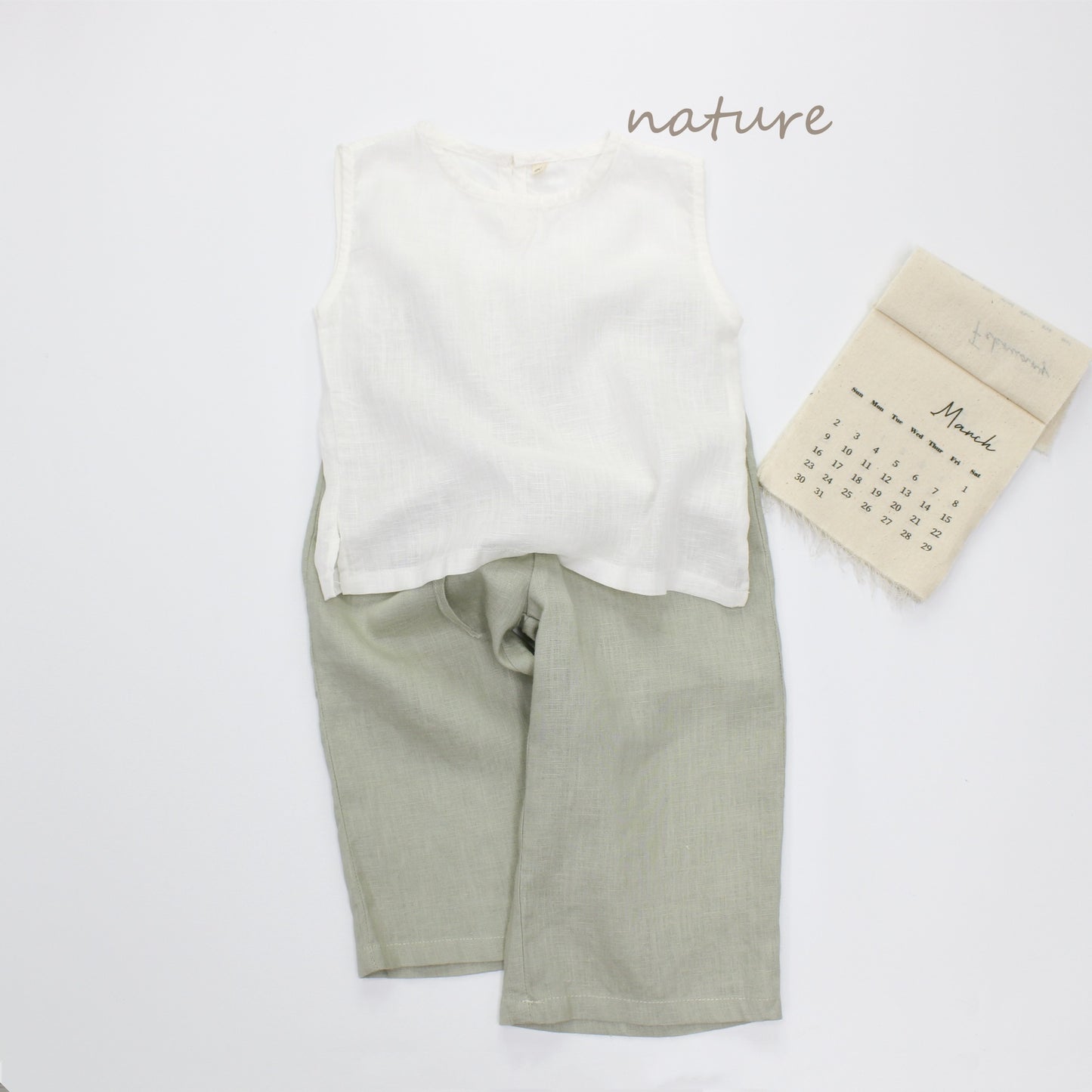 Pure Sleeveless Lyocell Top 無地 ノースリーブトップス【mh0013627】