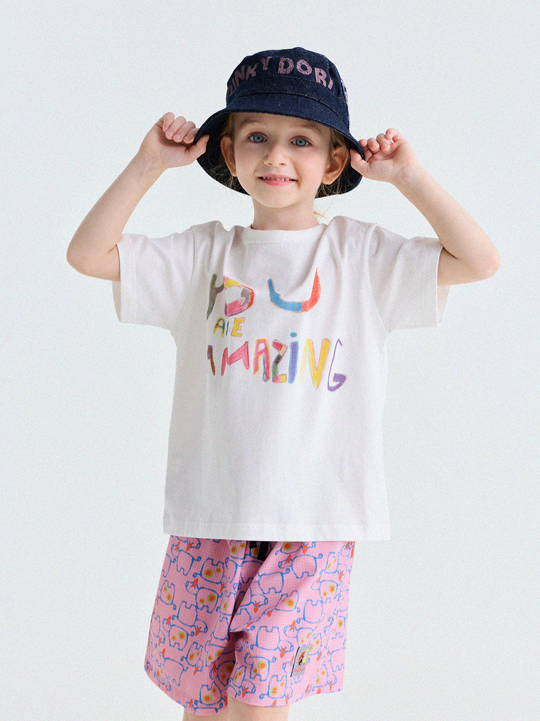 Lettering Graphic Short-Sleeved T-Shirt ビッグシルエット 半袖Tシャツ【mh0013196】