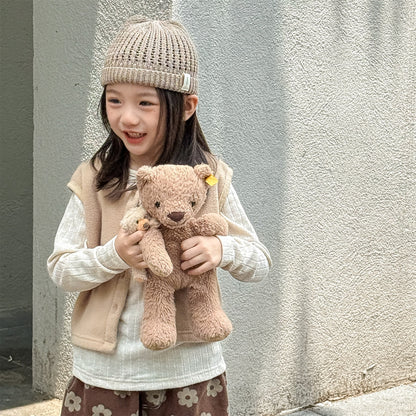 -フロントボタン付きフリースベスト【mh0010809】 - mamahalo shop - ベスト -  べビー服 - 子供服 - 男の子 - 女の子