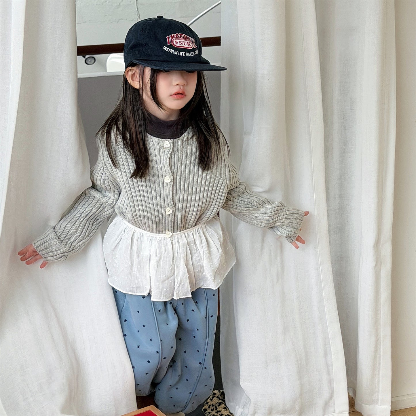 裏ボアスウェットパンツ 星スタープリント 暖パン ジャージ【mh0011907】