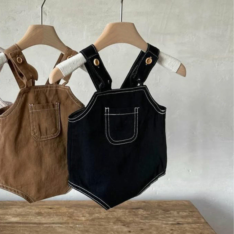 Baby Pocket Stitch Overalls