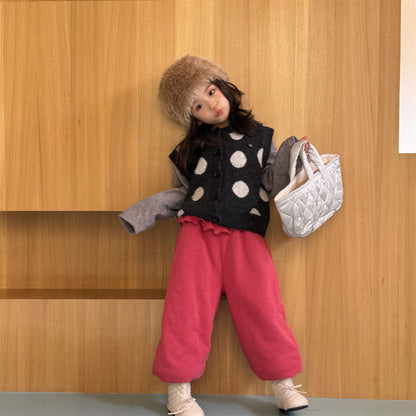 ハートポケットスウェットパンツ ジョガーパンツ 裏起毛【mh0011925】