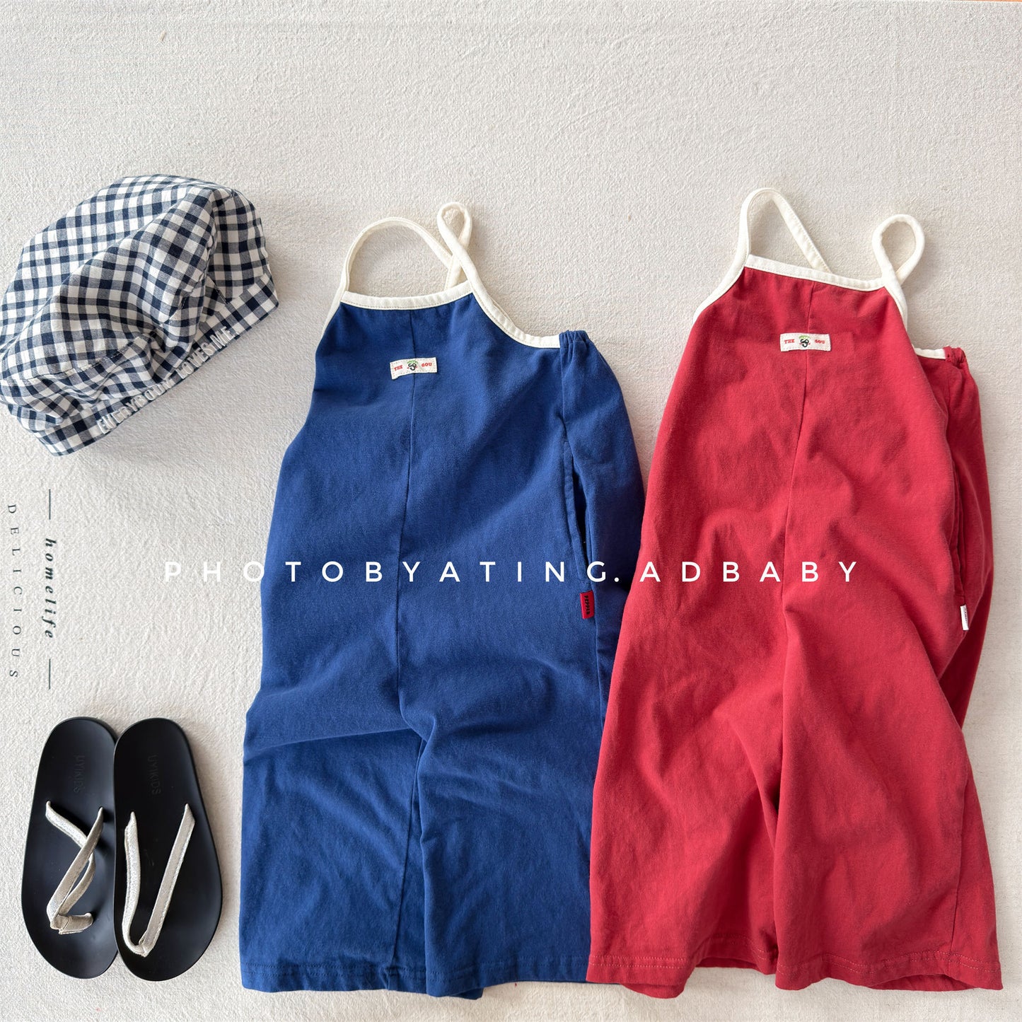 Back-cross Camisole Jumpsuit キャミソール サロペットパンツ【mh0013452】