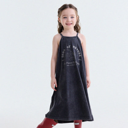 Vintage Printed Cotton Sundress ラッフル キャミソールワンピース【mh0013201】