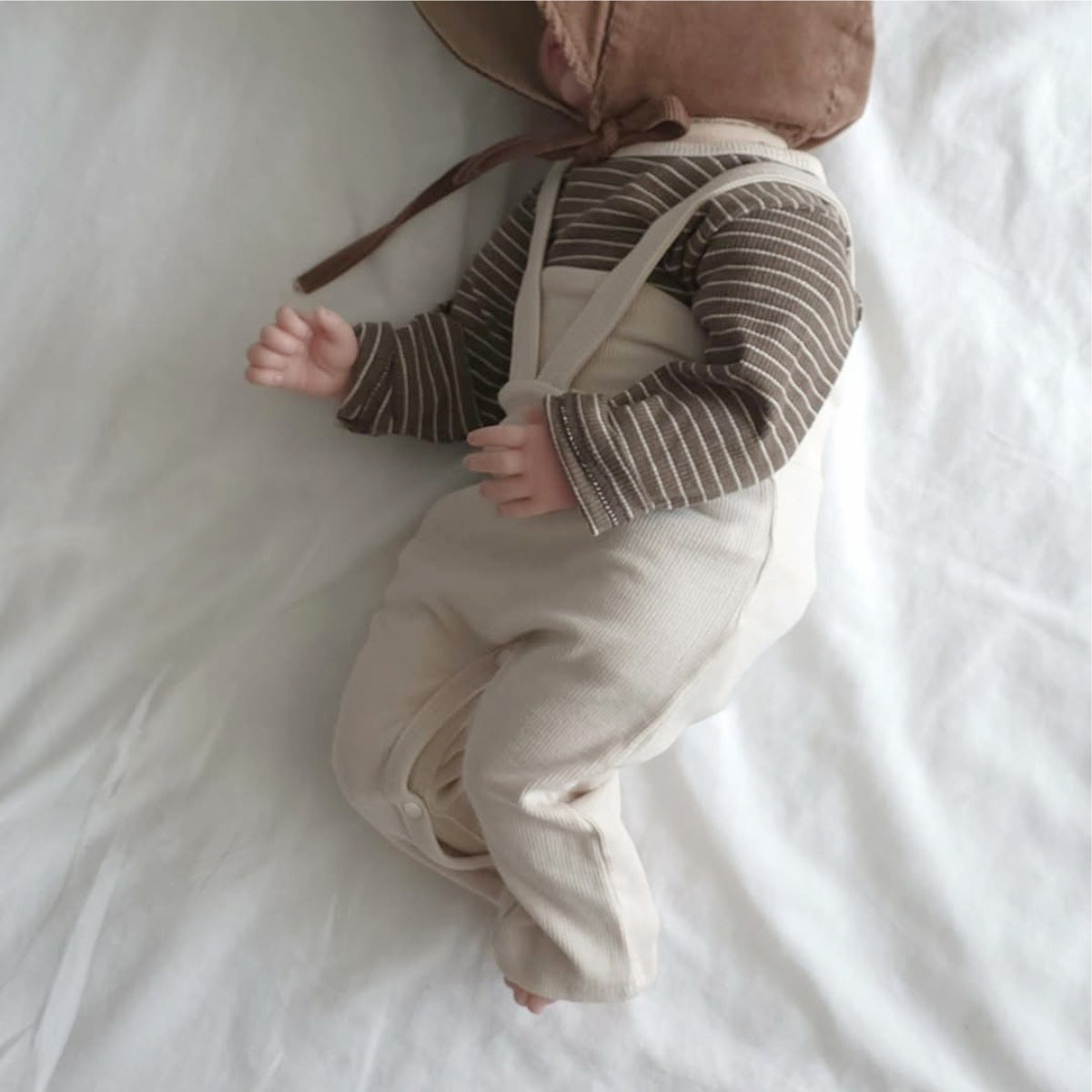 Strap High Waist Baby Jumpsuit ベビー サロペット ロンパース【mh0012497】