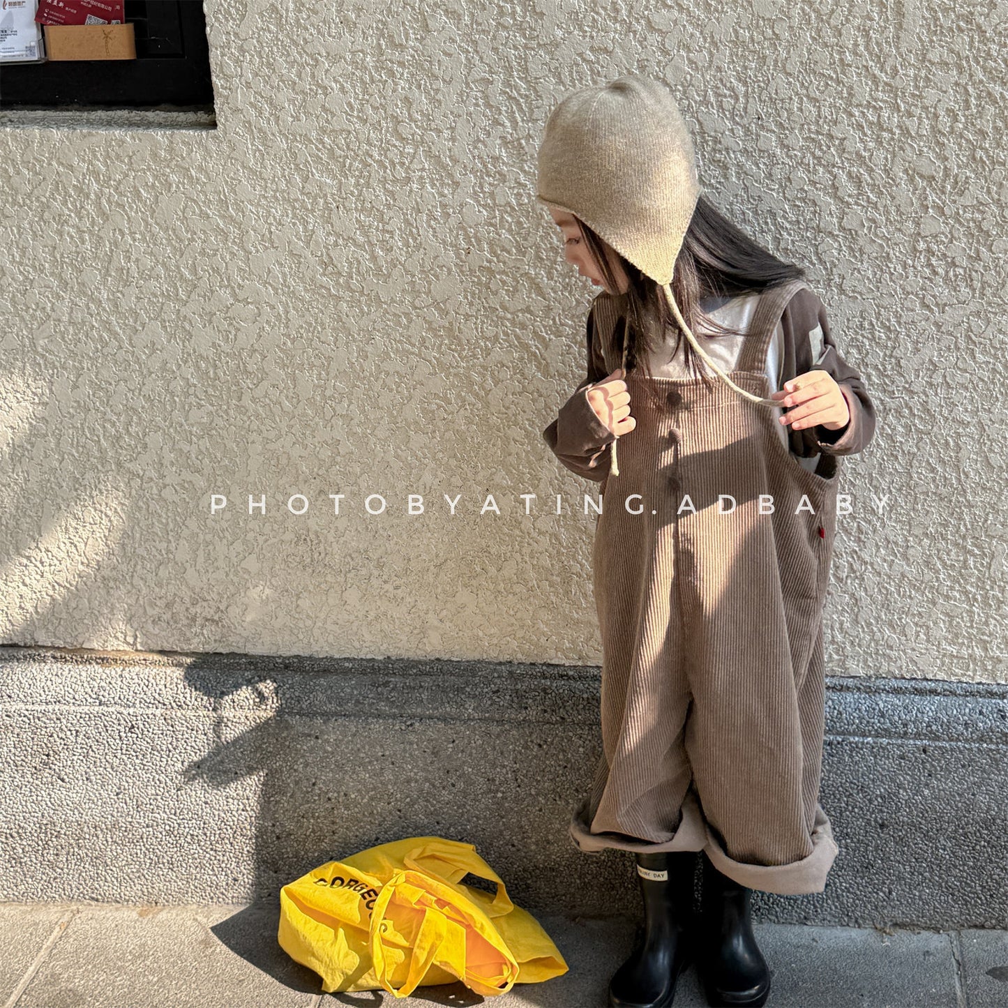 -コーデュロイオーバーオール サロペット ワイドパンツ【mh0010811】 - mamahalo shop - オーバーオール -  べビー服 - 子供服 - 男の子 - 女の子