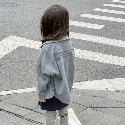 -コーデュロイシャツジャケット シャツコート【mh0010804】 - mamahalo shop - 長袖シャツ・ブラウス -  べビー服 - 子供服 - 男の子 - 女の子