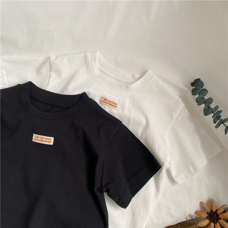 Simple Casual Basic T-shirt シンプル 半袖Tシャツ【mh0013636】