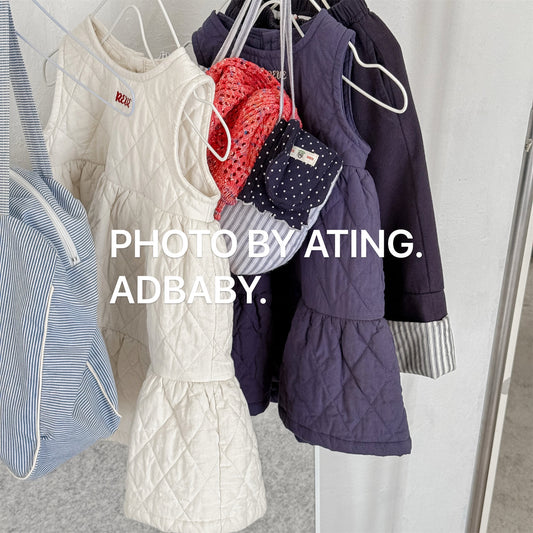 キルティングノースリーブワンピース【mh0010907】