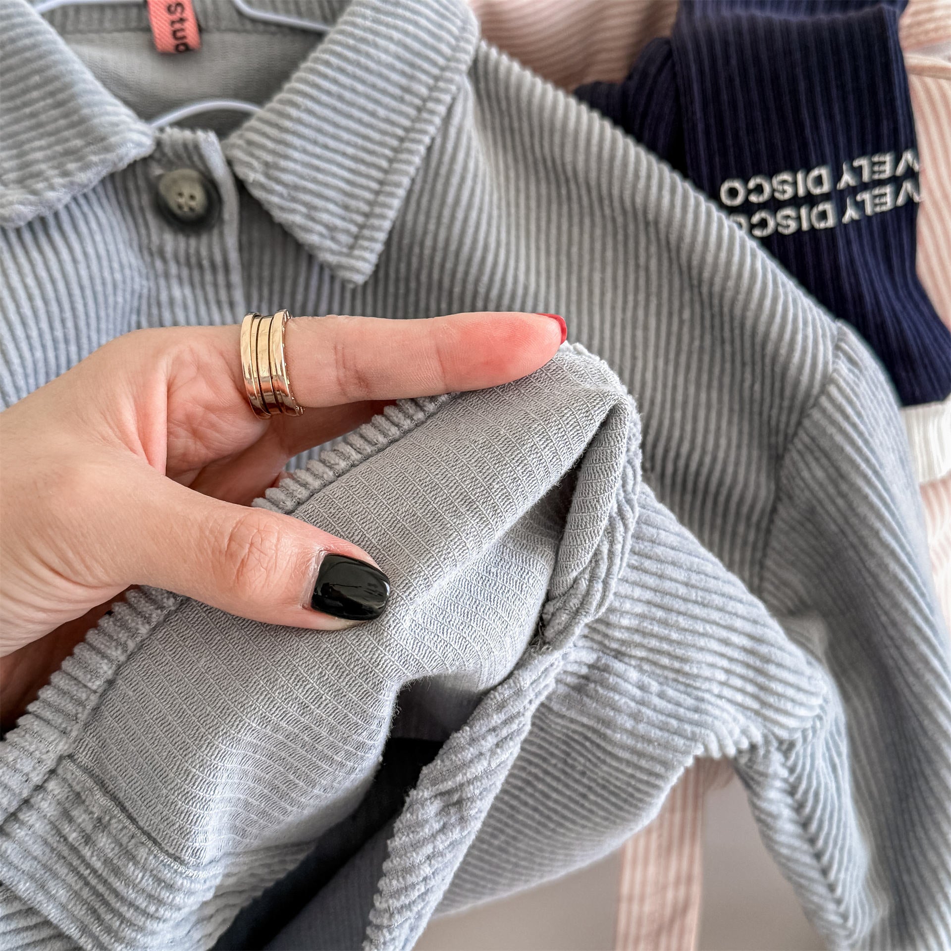 -コーデュロイシャツジャケット シャツコート【mh0010804】 - mamahalo shop - 長袖シャツ・ブラウス -  べビー服 - 子供服 - 男の子 - 女の子