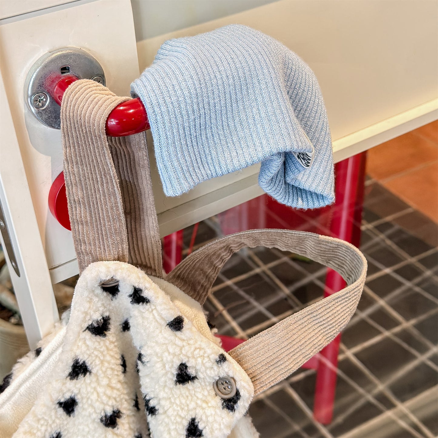 ハートフリースサロペット ショートサスペンダーパンツ【mh0011923】