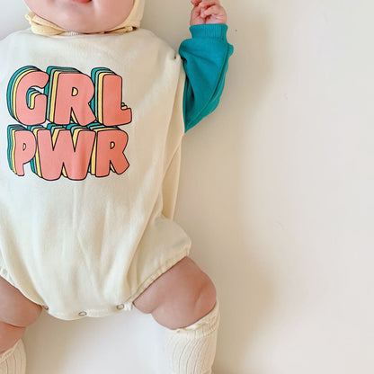 -☺︎ ベビー レターロゴ セットアップ ロンパース トレーナー リンク ママ お揃い コーデ - mamahalo shop - 長袖セットアップ -  べビー服 - 子供服 - 男の子 - 女の子