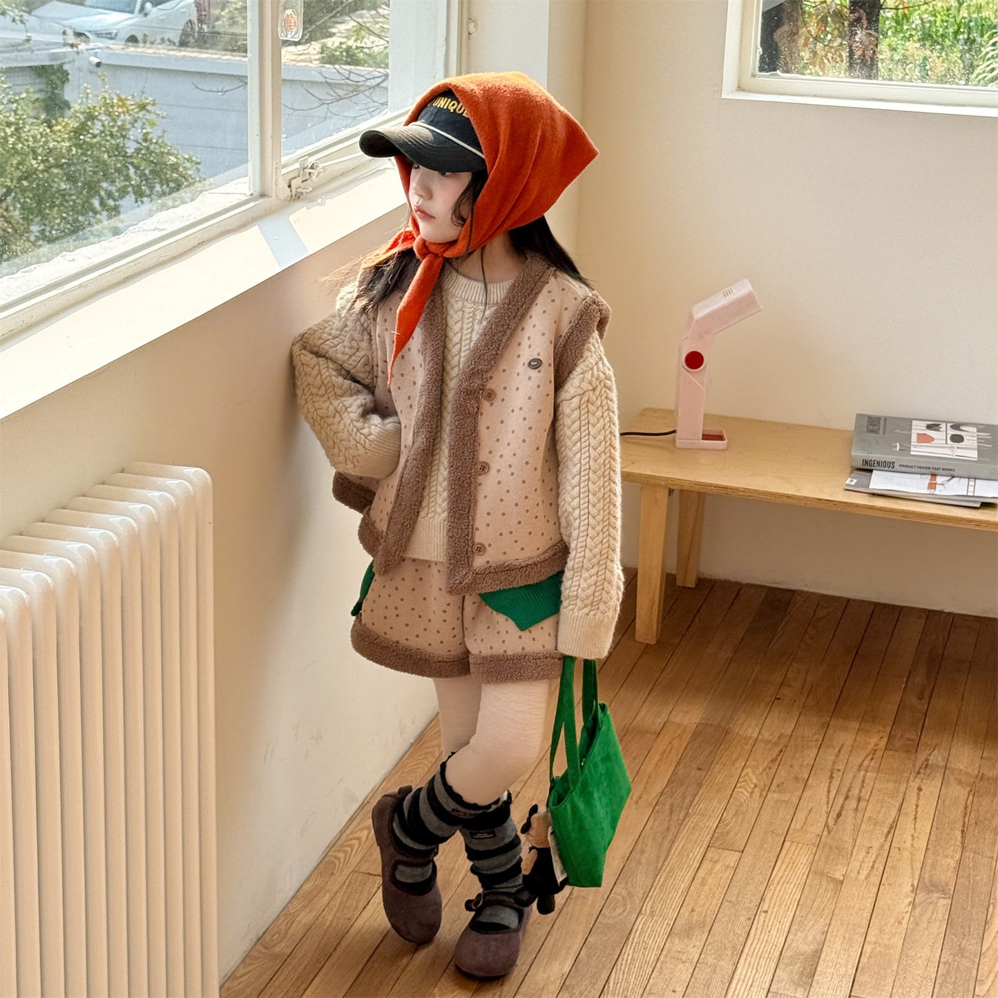 裏ボアセットアップ 2点セット ベスト+ショートパンツ【mh0011906】