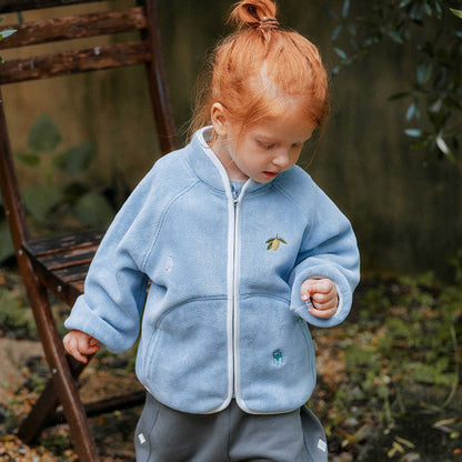 長袖ジャケット ボア素材 もこもこ ジップアップ アウター ブルゾン【mh0011640】