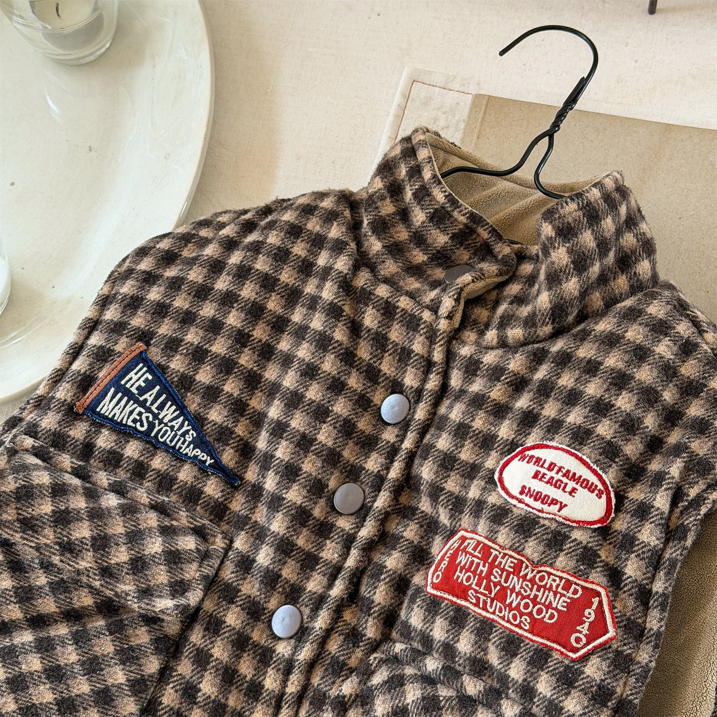 中綿ベスト 裏フリース フィッシャーマンベスト アウター【mh0011905】