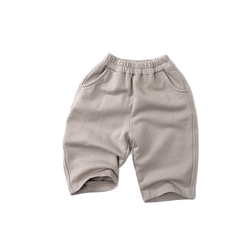 -シンプル無地スウェットストレートパンツ【mh0010865】 - mamahalo shop - ロングパンツ・スウェットパンツ -  べビー服 - 子供服 - 男の子 - 女の子