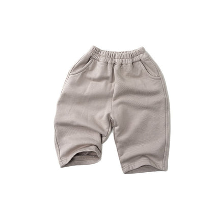 -シンプル無地スウェットストレートパンツ【mh0010865】 - mamahalo shop - ロングパンツ・スウェットパンツ -  べビー服 - 子供服 - 男の子 - 女の子