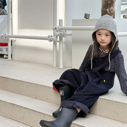 -コーデュロイオーバーオール サロペット ワイドパンツ【mh0010811】 - mamahalo shop - オーバーオール -  べビー服 - 子供服 - 男の子 - 女の子
