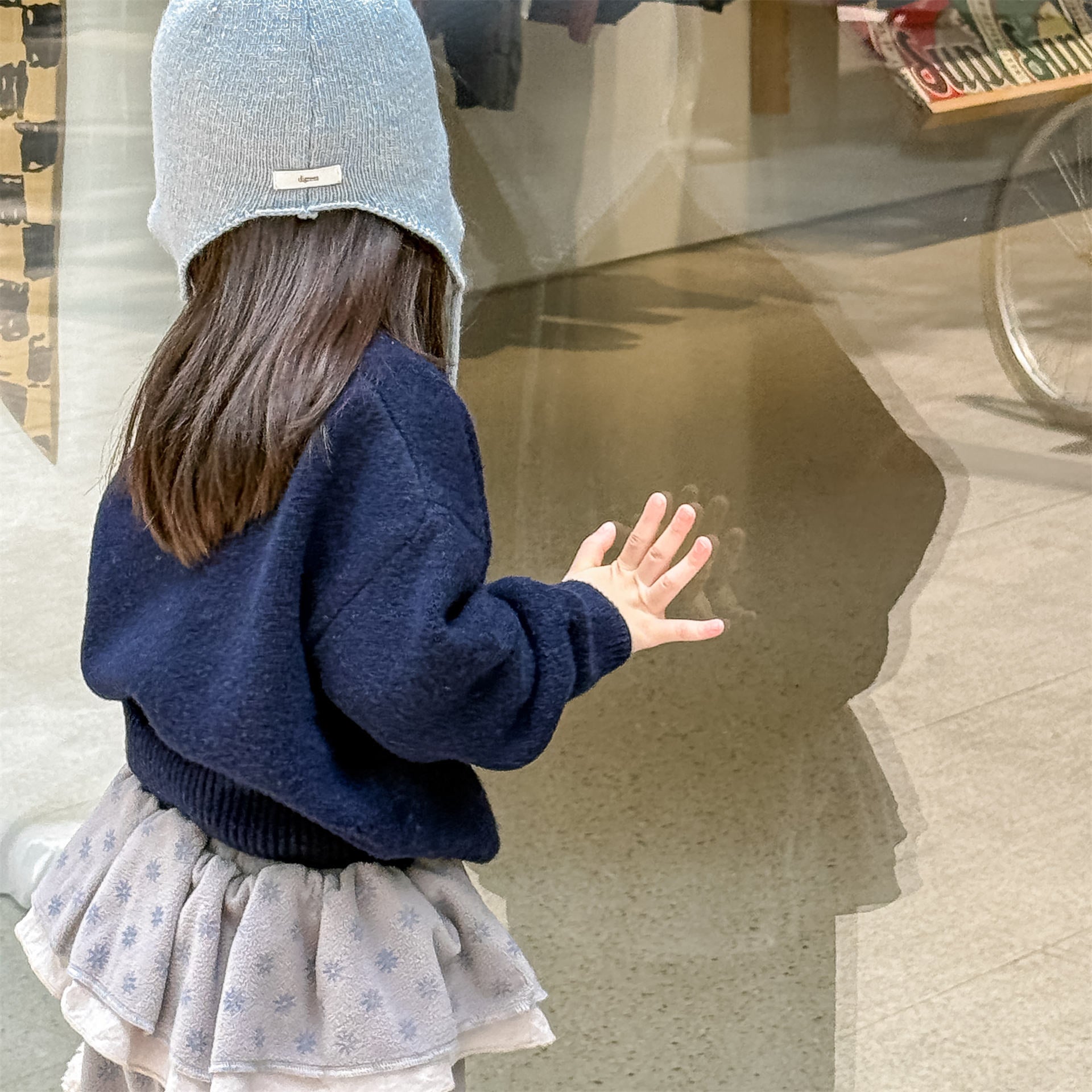 -ビッグワッペンニットセータープルオーバー【mh0010813】 - mamahalo shop - ニット・セーター -  べビー服 - 子供服 - 男の子 - 女の子