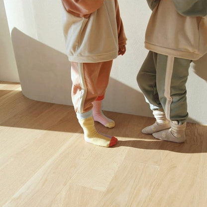 Color Block Sweatshirt & Pants Set バイカラー スウェット セットアップ【mh0012683】