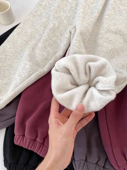 裏起毛スウェットパンツ 厚手 ゆったり ジョガーパンツ【mh0011652】