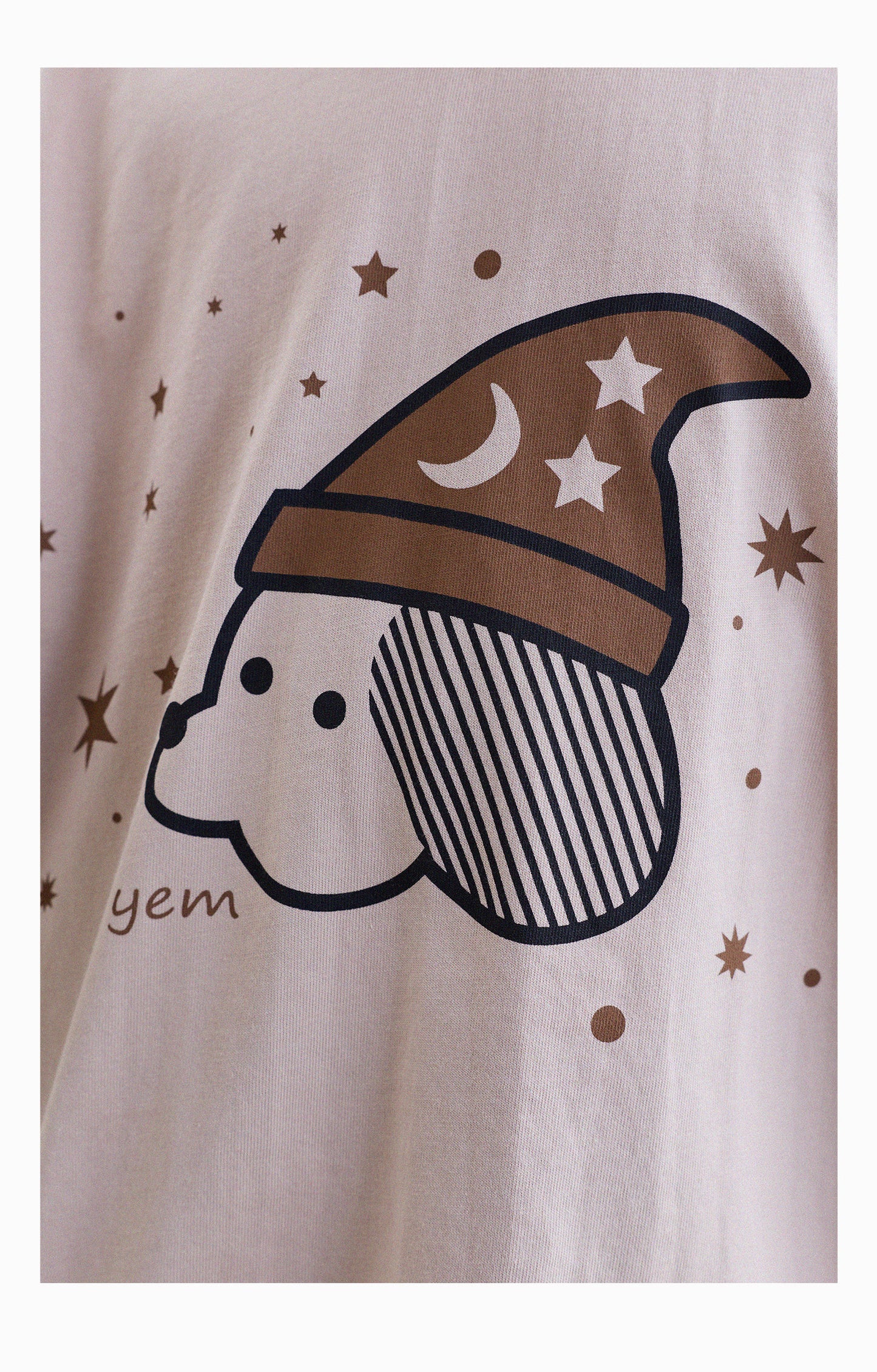 キッズ プリント キャラクター ドロップショルダー 半袖 Tシャツ【mh0013757】