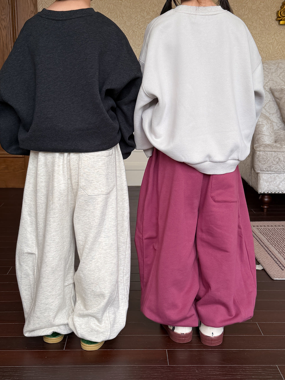 キッズ ルーズ スウェットパンツ ロングパンツ【mh0013915】