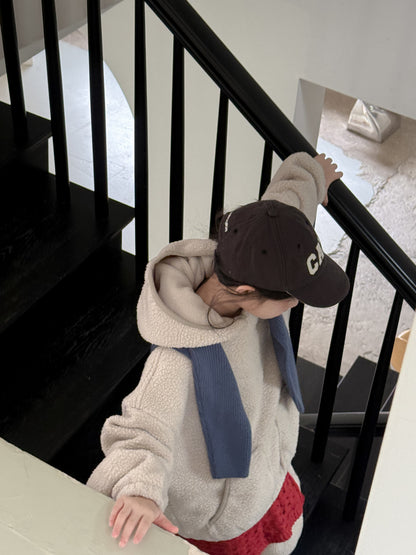 セットアップ キッズ 裏起毛 ボア 厚手 プルオーバー フード付 カジュアル【mh0011662】