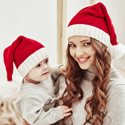 Baby Kids Knit Santa Pom-pom Hat Knit Cap 【mh0000889】