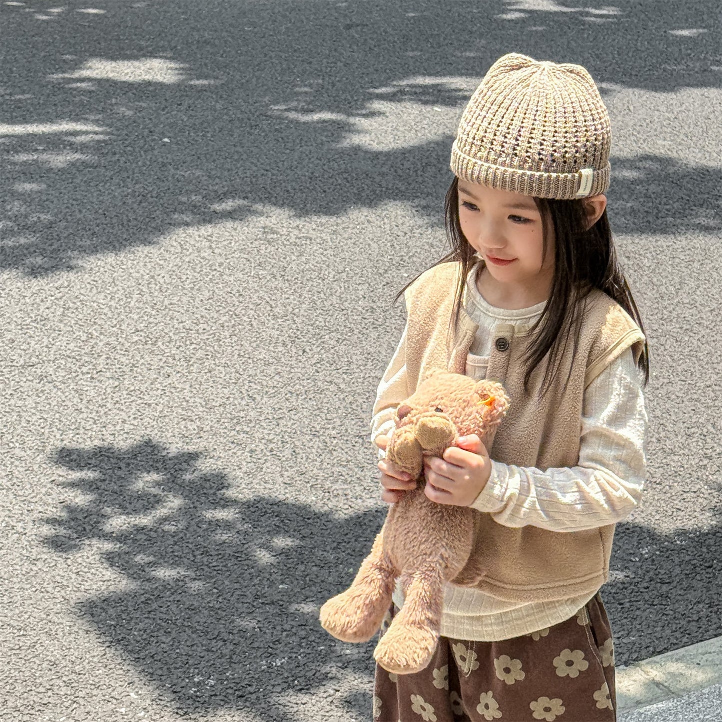 -フロントボタン付きフリースベスト【mh0010809】 - mamahalo shop - ベスト -  べビー服 - 子供服 - 男の子 - 女の子