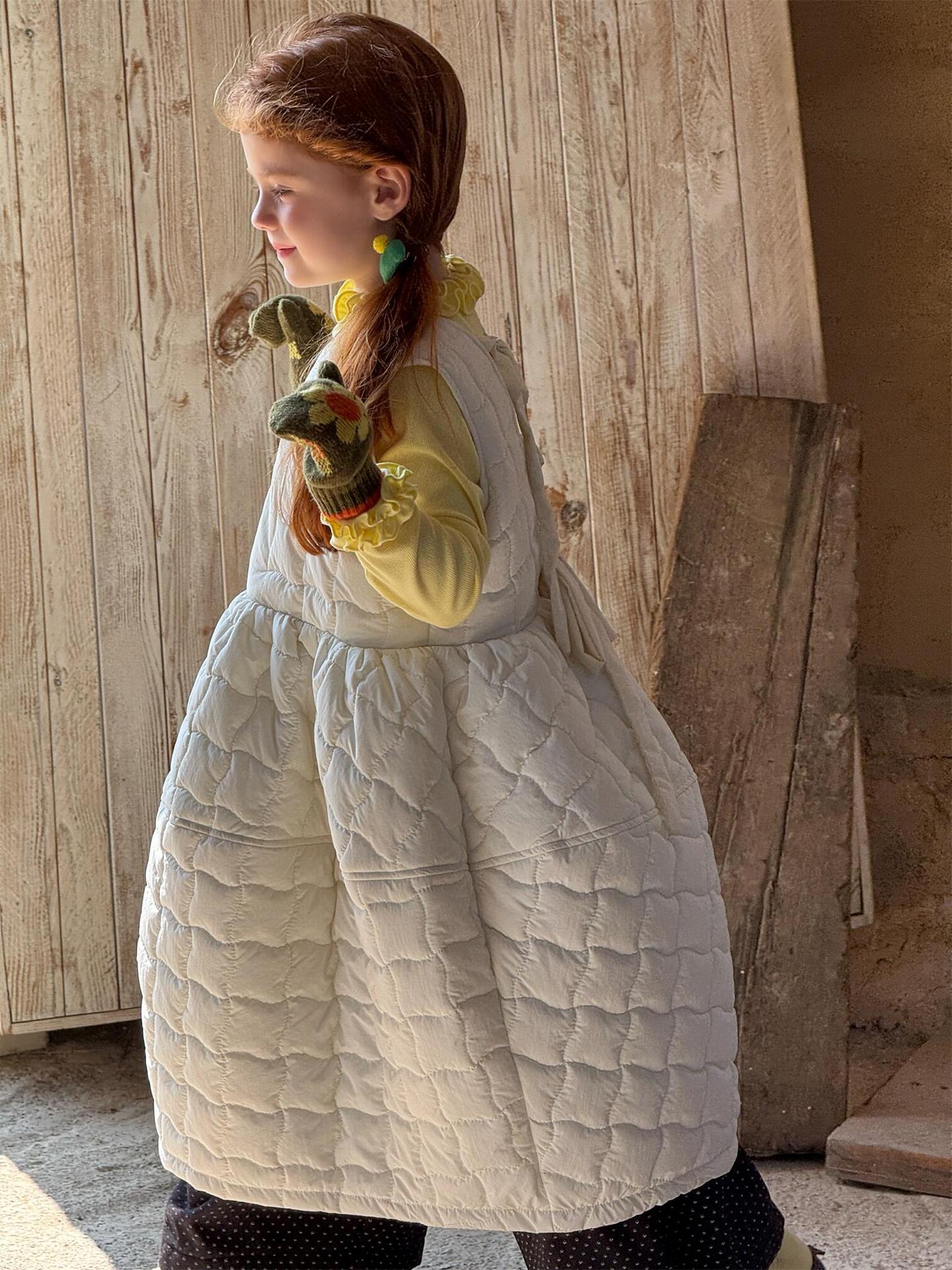 Sleeveless Quilted Dress [mh0011774]