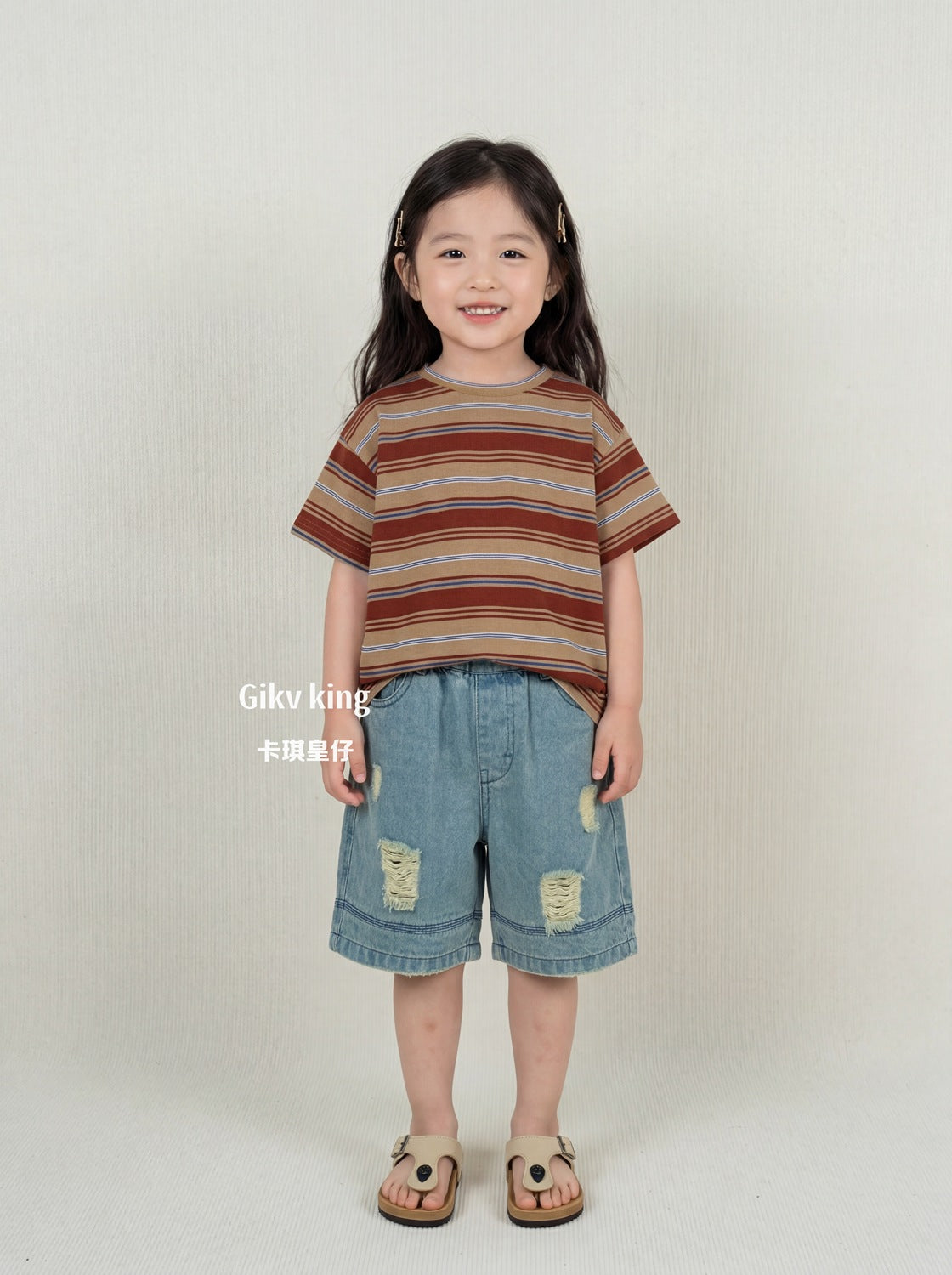 Vintage Wash Distressed Denim Shorts ダメージ デニムハーフパンツ【mh0013479】