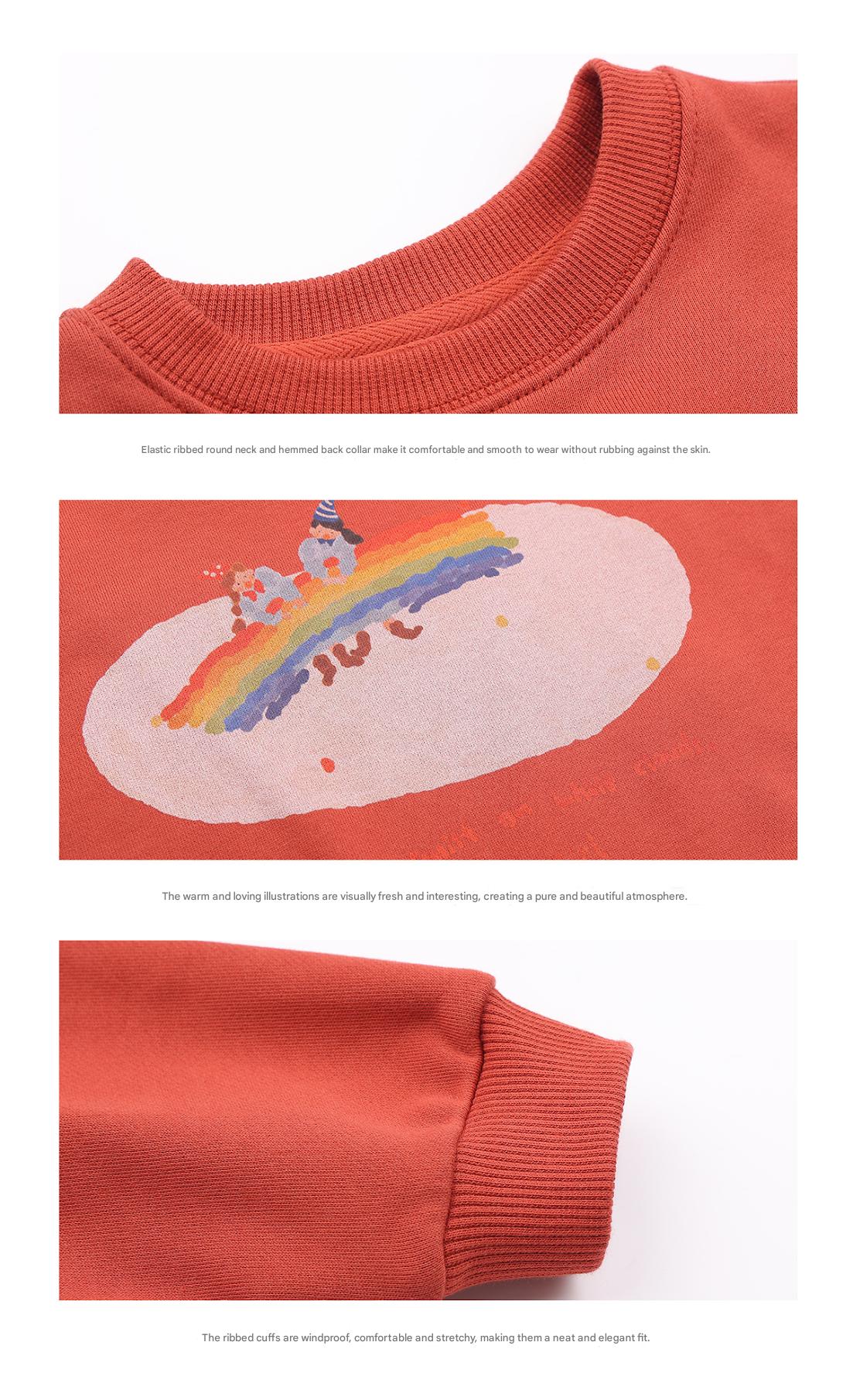 -アニマルプリント長袖スウェットトレーナー【mh0011297】 - mamahalo shop - トレーナー・フーディ -  べビー服 - 子供服 - 男の子 - 女の子