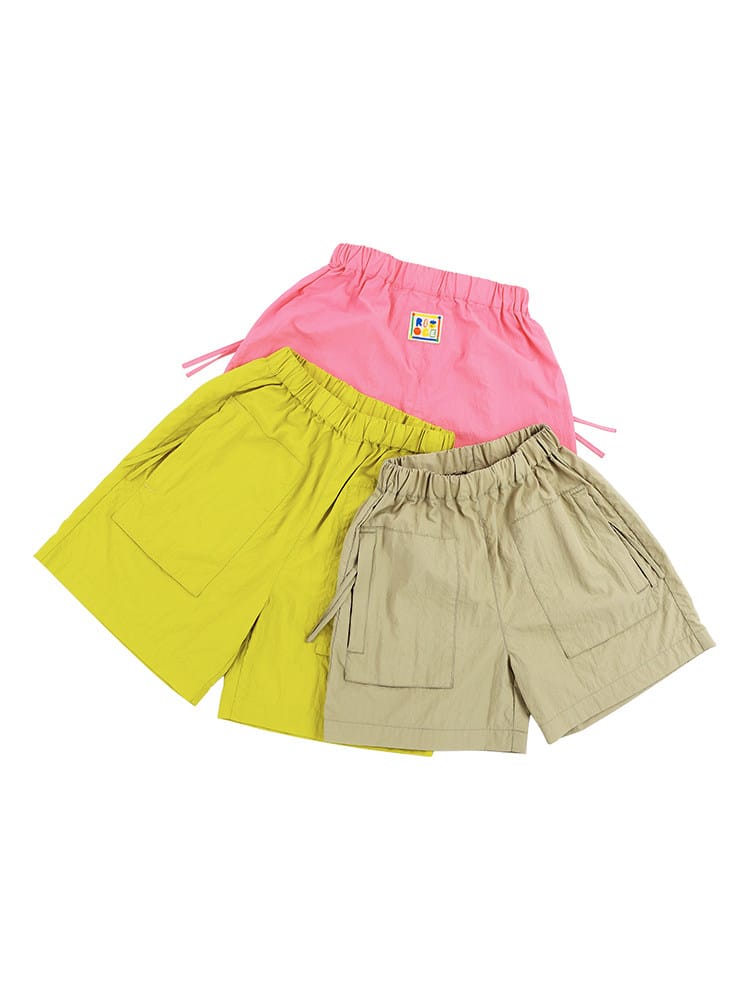 Waterproof Wrinkled Casual Shorts ナイロン ハーフパンツ【mh0013096】 RICE & SKY
