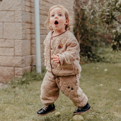 キルトパンツ 刺繍 ジョガーパンツ アウター【mh0011638】