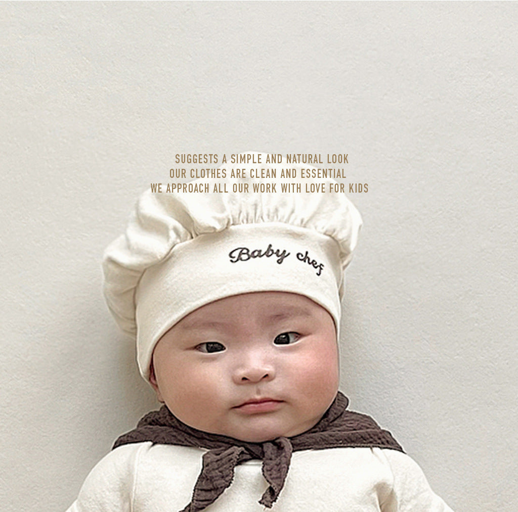 Baby Chef Costume Hat Set Romper シェフ ロンパース 帽子 セット コスチューム【mh0013354】