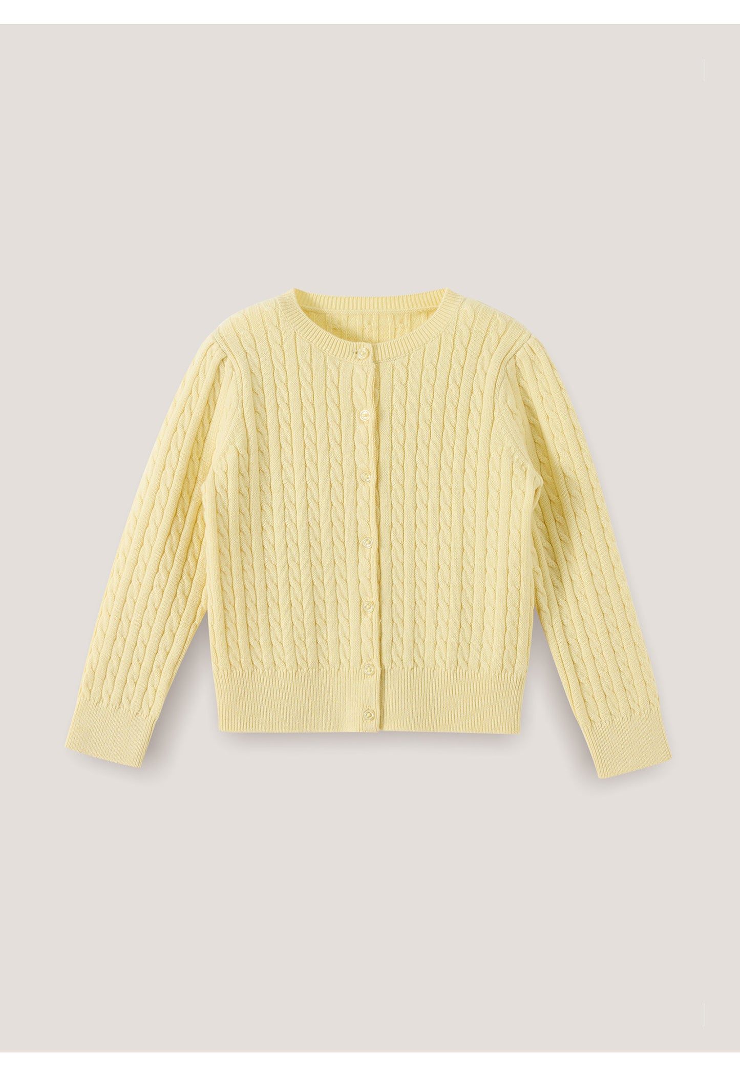 Kids Juniors Cable Knit Cardigan [mh0013973]