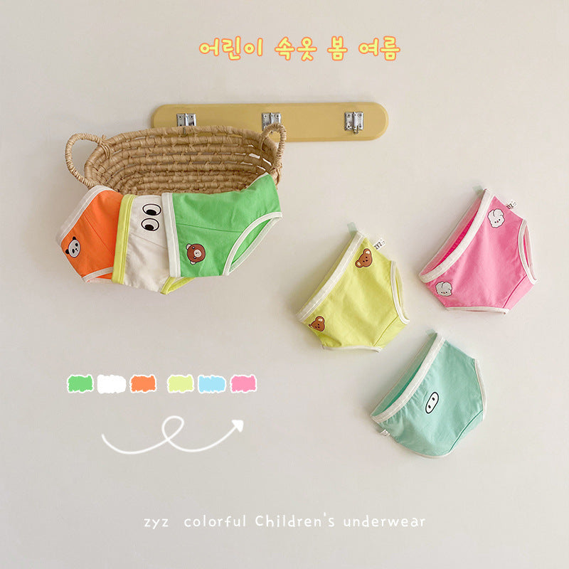 Vibrant Emoji Characters Comfort Briefs アニマル ショーツ 3枚セット【mh0013559】