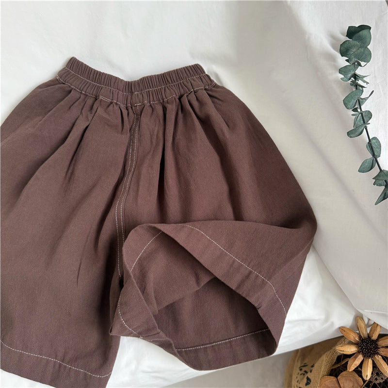 Stitch Details Loose Shorts ステッチ ハーフパンツ【mh0013647】