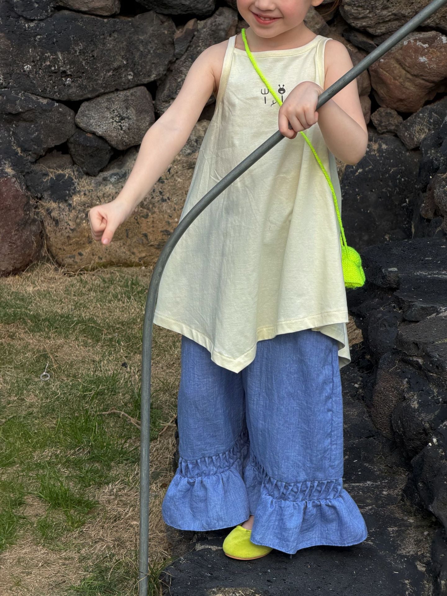 Sleeveless Back-Gathered Flared Vest Aライン ノースリーブチュニック【mh0013402】