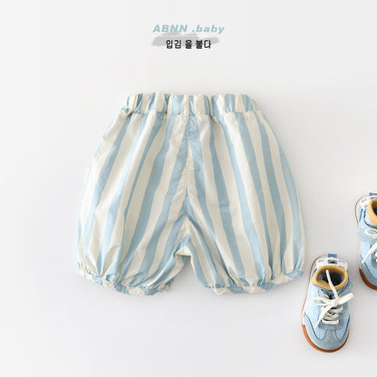 Retro Nautical Shorts ストライプ ショートパンツ【mh0012865】