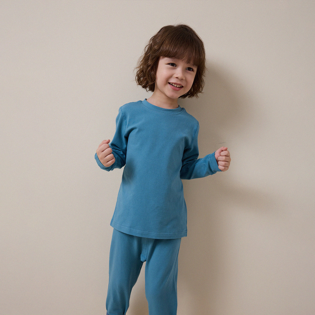 Conjunto de camiseta de manga larga y pantalón largo para niños [mh0014243]