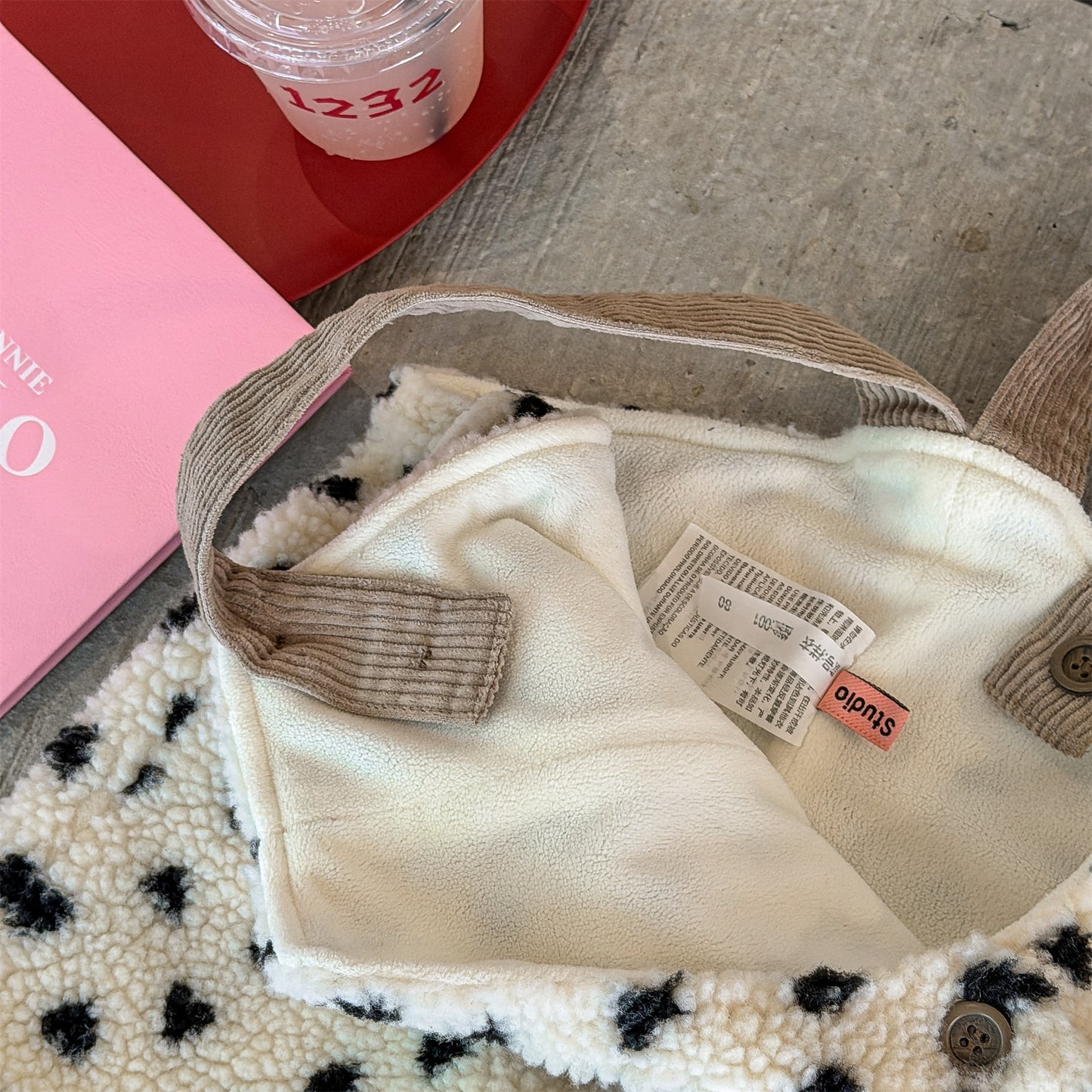 ハートフリースサロペット ショートサスペンダーパンツ【mh0011923】