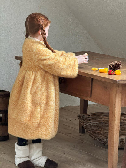 Oversized coat, big silhouette, boa fleece jacket [mh0011754]