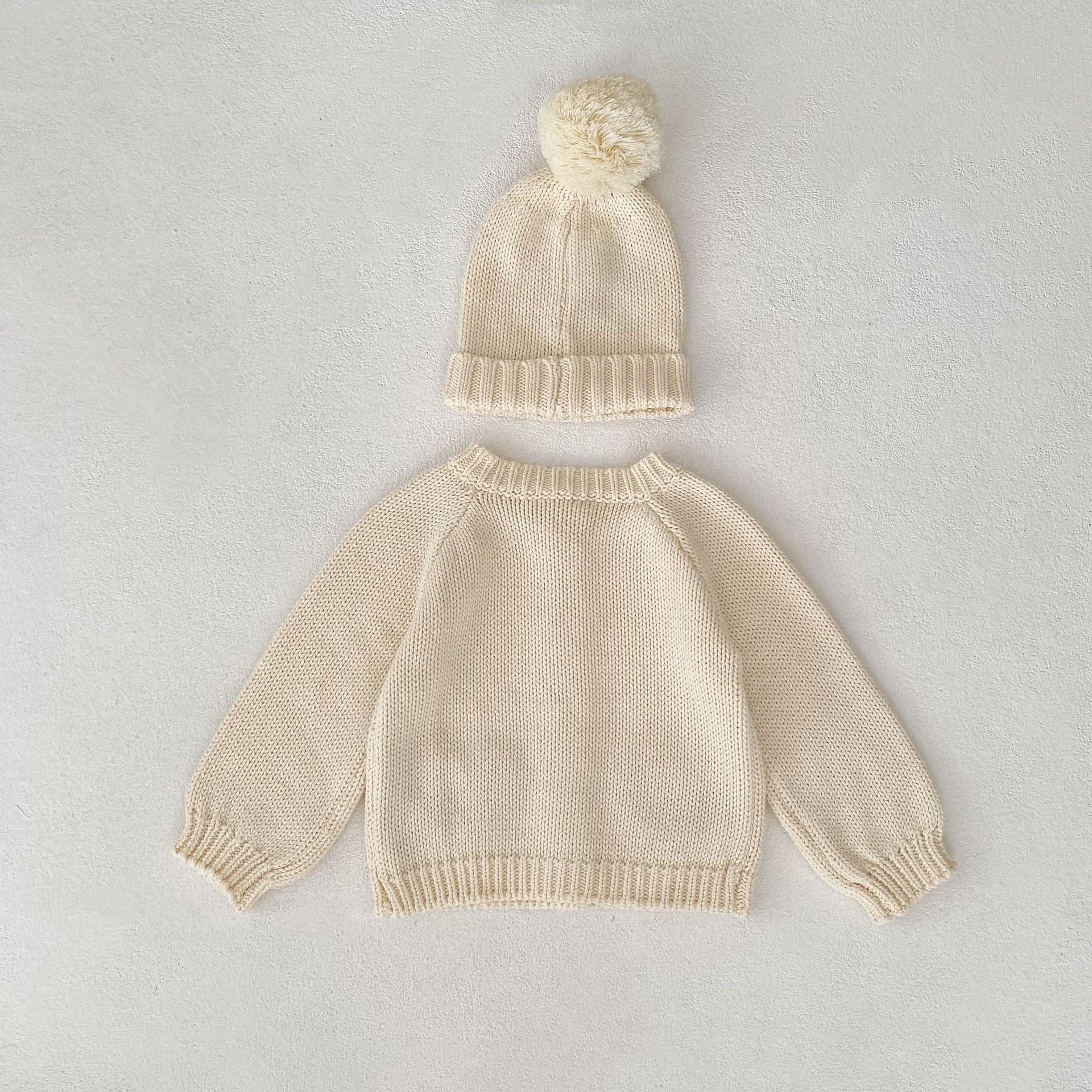 -ハートポケットニットカーディガン/ニット帽【mh0010845】 - mamahalo shop - カーディガン・パーカー -  べビー服 - 子供服 - 男の子 - 女の子