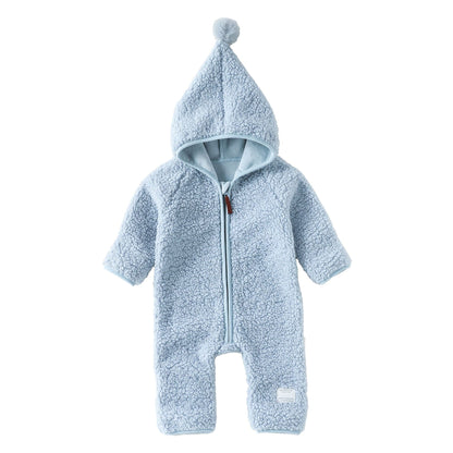 アウタージャンプスーツ ボア 厚手 とんがりフーディ【mh0011706】