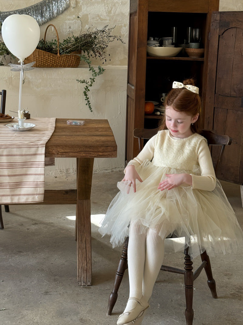 ノースリーブドレスワンピース/ケープ チュールスカート パーティ プリンセス【mh0011879】