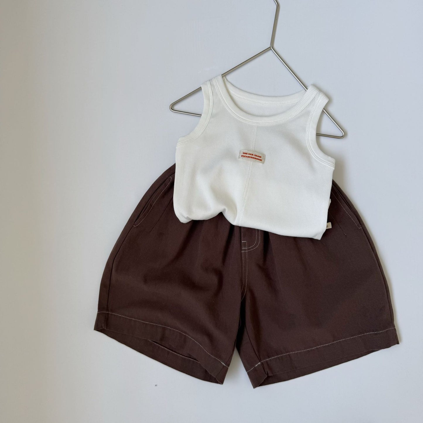 Stitch Details Loose Shorts ステッチ ハーフパンツ【mh0013647】