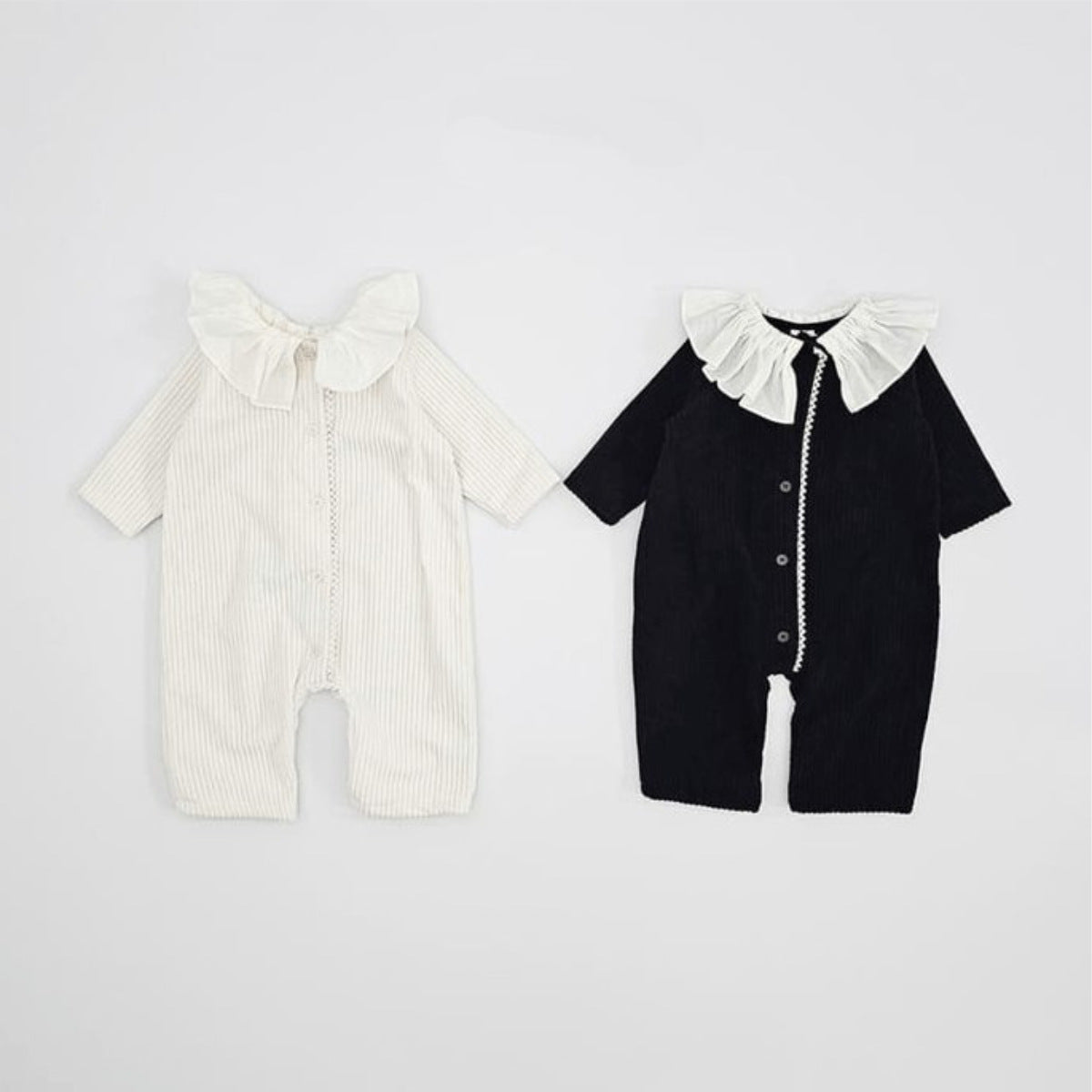 Baby Ruffle Collar Long-Sleeve Romper [mh0013887]