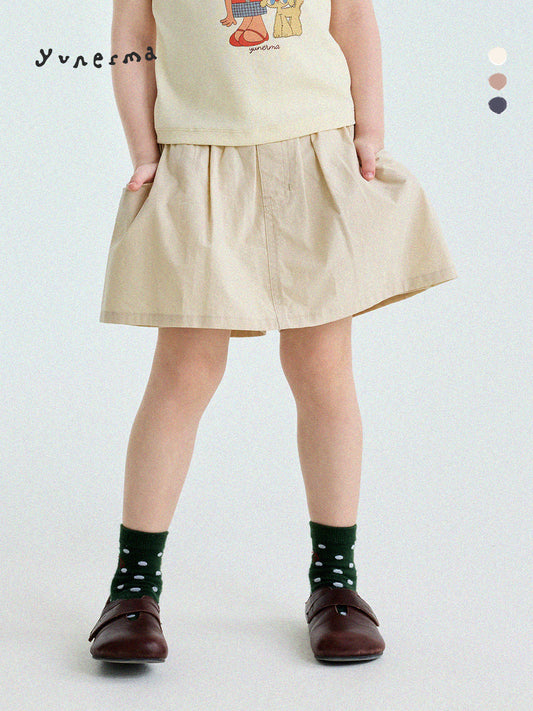 Box Pleat Culottes ギャザー キュロットスカート【mh0013178】